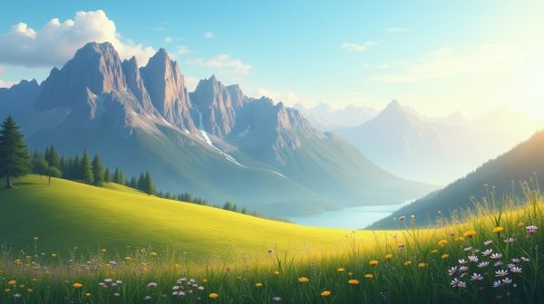 Ajoutez une touche de nature avec un tableau montagne