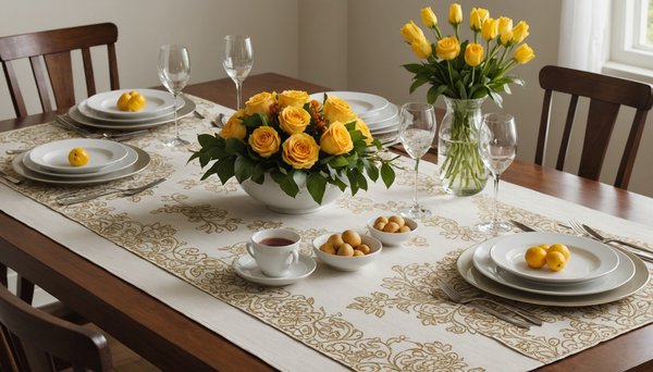 Chemin de table élégants pour vos repas d'exception